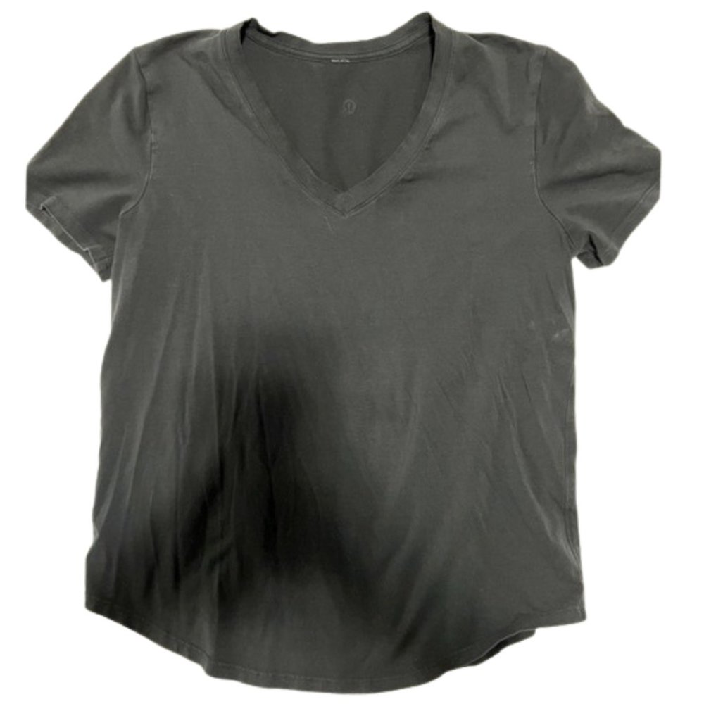 Black lululemon vneck t-shirt